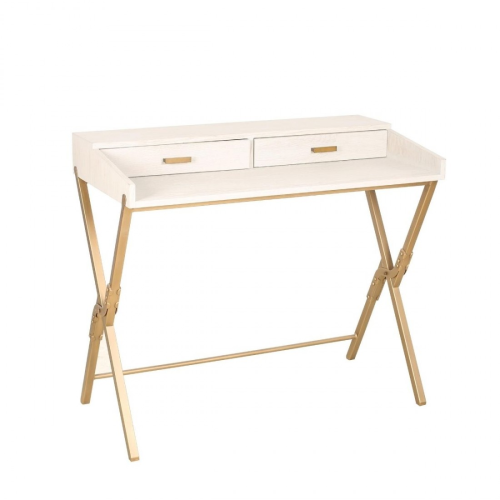 escritorio-blanco-grisaceo-y-metal-dorado