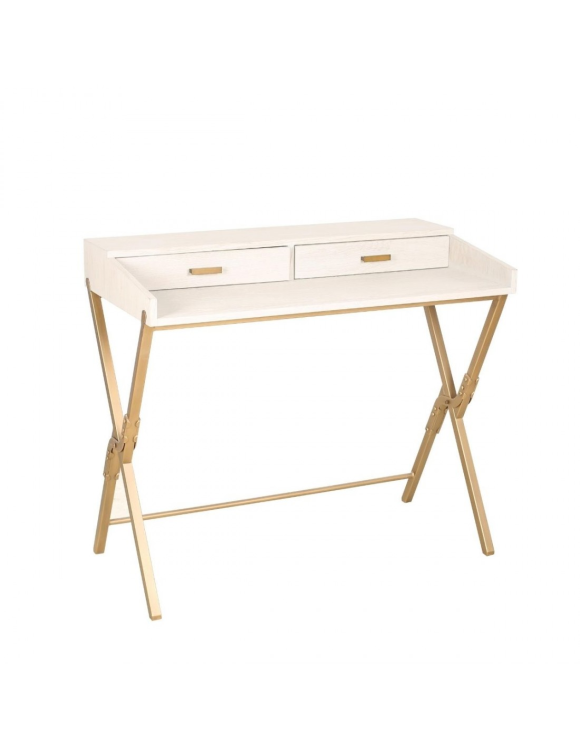 escritorio-blanco-grisaceo-y-metal-dorado